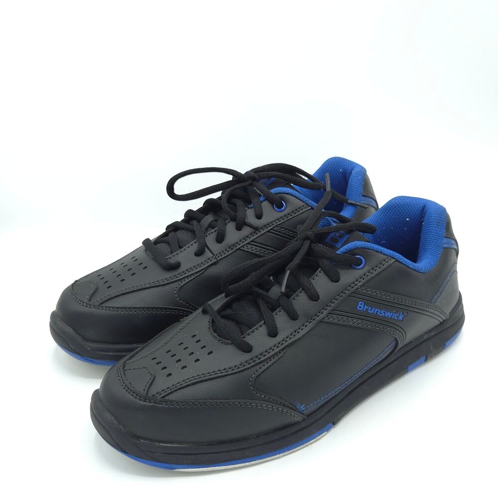 Brunswick Flyer Men's Size 8.5 Bowling Shoes Black Blue